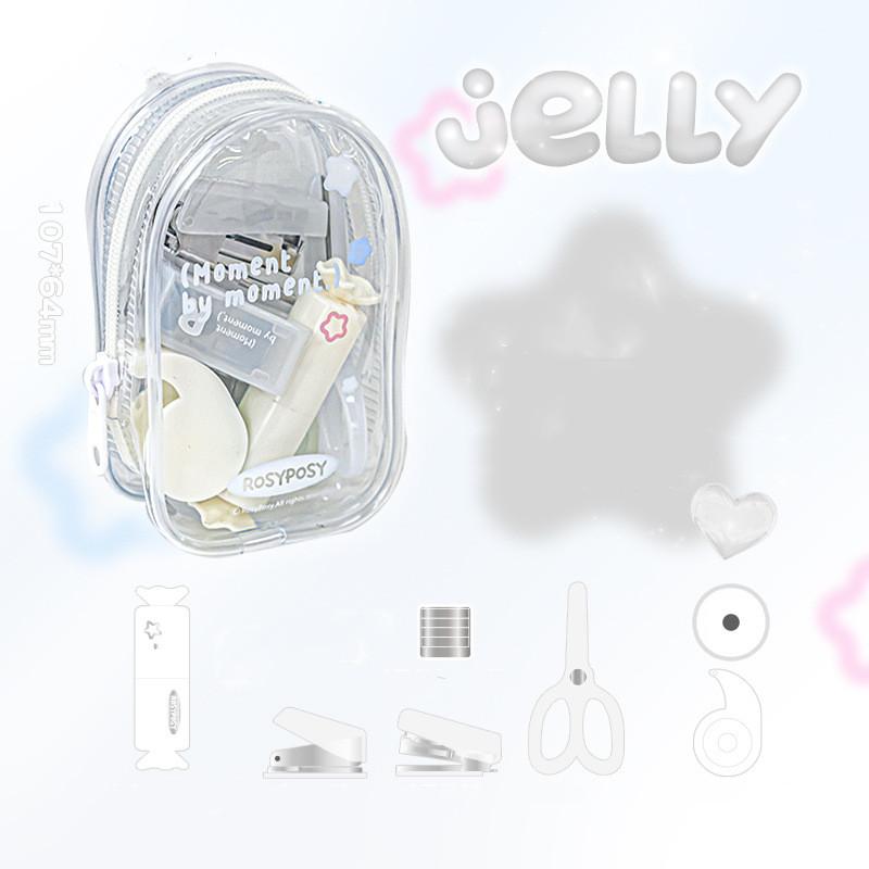 Přenosná Mini Děrovačka Sešívačka Sada Kancelářské potřeby DIY Řemesla INS Děrovací Stroj Sada Ruční práce Scrapbook Nástroje Sada Škola Kancelář