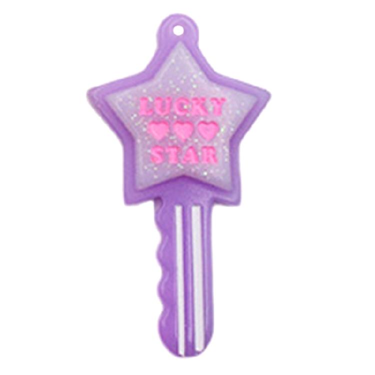 

Resin Star Envelope Keys with Letter Pendants Tags for DIY Jewelry Making фиолетовый