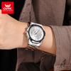 OPK 8108 Fashion Original Man Watch Waterproof Chronograph Luminous Date Business Steel Strap Quartz Wristwatches For Man
