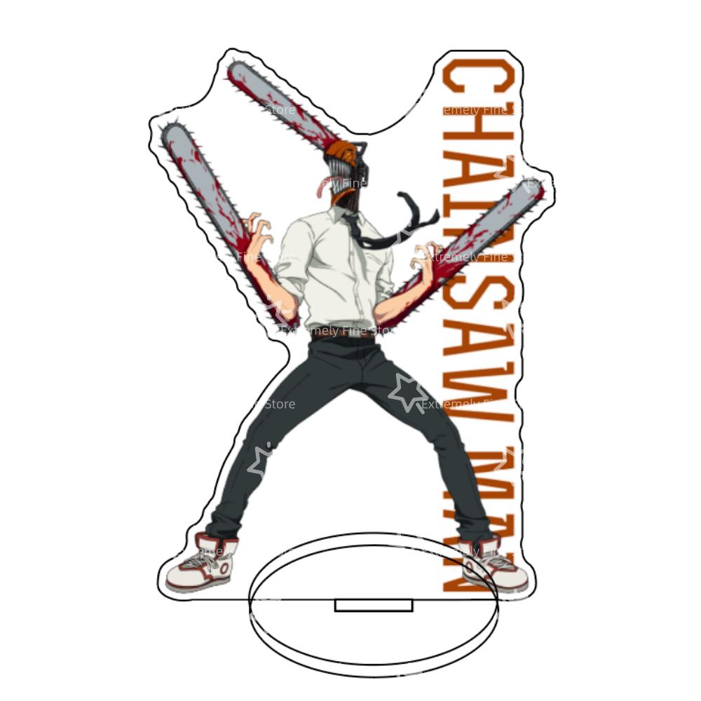 

New Anime Chainsaw Man Acrylic Stand Makima Power Cosplay Model Plate Cute Collection Doll Hayakawa Aki Fans Gifts