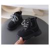 Children's single boots,leather boots, anti-slip booties
