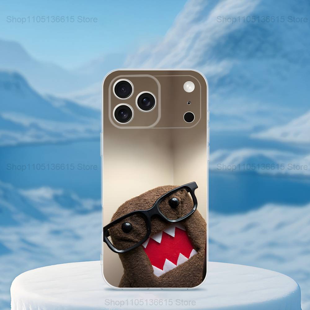 

Cute D-DOMO-KUN Art Case For iPhone Max,14,16,X,13,XR,SE,12,15,Pro,17,Plus,11,XS,Mini Transparent Soft Cover iPhone14PRO