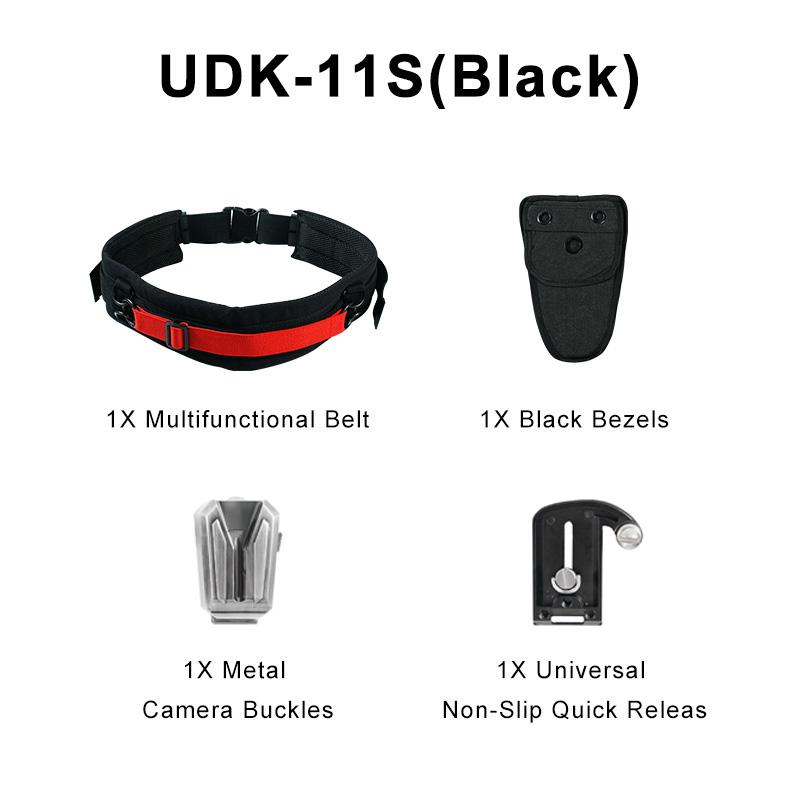 Camera Belt Buckle Metal Camera Waist Buckle with 1/4 Quick Release Clamp Holster Clip Waist Holder Plate Camera Belt Bracket