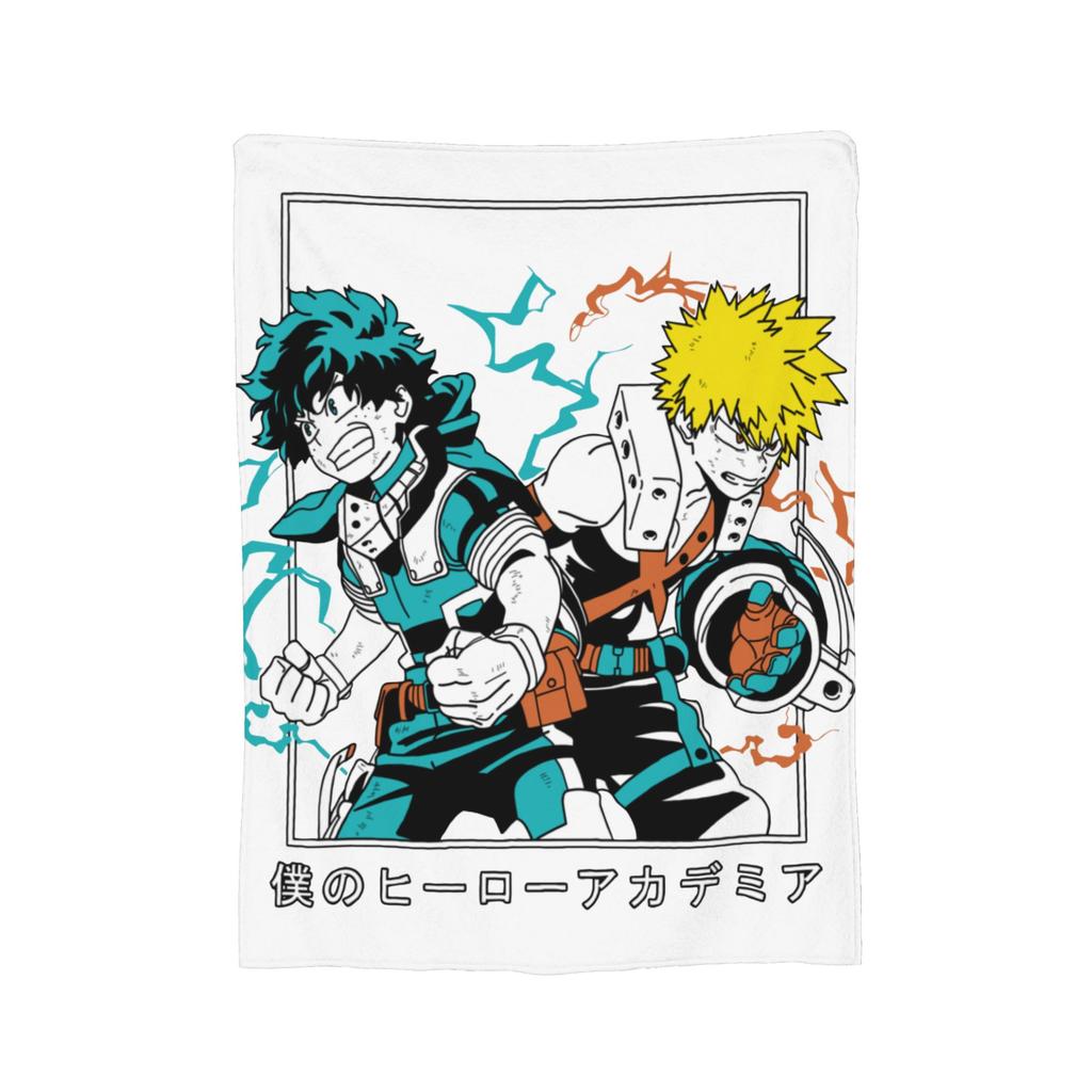 Todoroki Shoto Blankets My Hero Academia Anime Manga Fleece Vintage Warm Throw Blankets for Chair Covering Sofa  Winter,