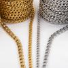 1Meter 2Meter 3mm 5mm 7mm Stainless Steel Curb Cuban Chains Bulk DIY Necklace Bracelet Anklet Jewelry Making Accessory Supplies