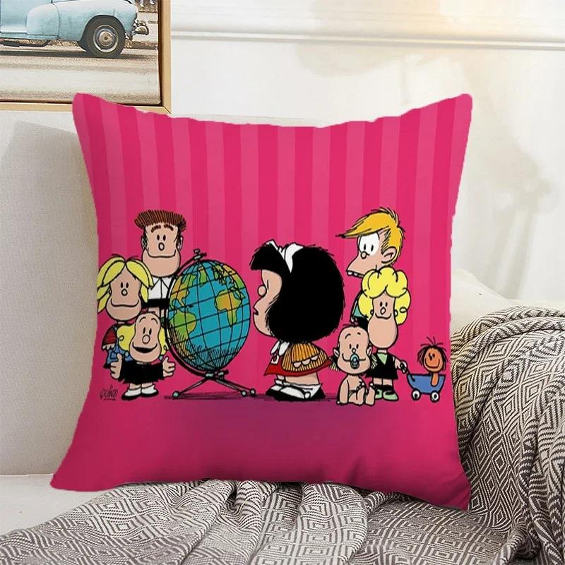 Sofa Cushions Mafaldas Sleeping Pillows Throw Pillow Covers Decorative Cushion Cover 45x45cm Pillowcase Fall Decor 45x45 Body