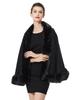 BEAUTELICATE Thick Fur Winter Perfect for Entrance and Christmas Women's Shawl, Bolero, Weddings, Parties, Coming-of-Age Ceremonies, Ceremonies,