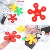 Spinner de Dedo Giroscópio Fivestar de Plástico Com Rolamentos Espirais Para Alívio do Estresse e Foco