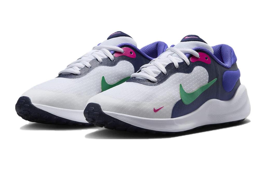 Nike Revolution 7 GS 'Midnight Navy Stadium Green' FB7689-101