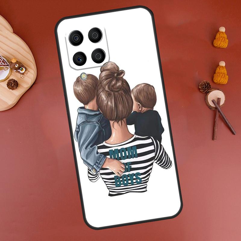 Baby Mom Daughter Girl Son Dad Case For Samsung Galaxy M32 M12 M52 M21 M31 M15 M55 M56 M36 M16 M06 M13 M33 M53 M14 M34 M54