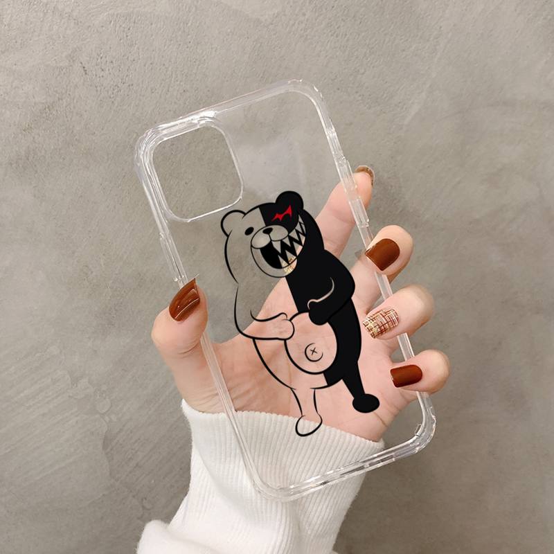 Danganronpa Junko Enoshima Monokuma Phone Case for iphone 13 11 12 pro XS MAX 8 7 6 6S Plus X 5S SE 2020 XR case