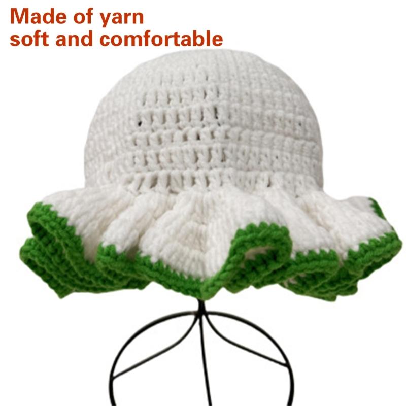 Fashion Streetwear Hat Daily Life Hat Artistic Youth Hat Unisex Crochet Hat for Casual or Travel Wear
