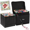 Illustration Marker, 80 Color Marker Pen Set, Watercolor Pen, Thick, Thin, Waterproof, Quick-dryi...