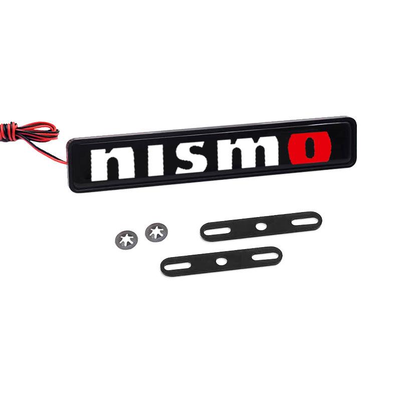 

Car Front Hood Grille Emblem LED Light Grill Decorative Lights for Nismo Nissan Juke Tiida Teana GTR 350Z 370Z 240SX Fairlady