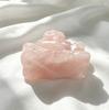 Rose Quartz Laughing Buddha Figurine, 2026 Crystal Feng Shui Ornament, Healing Love Stone Home Office Decor Gift