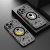 Magnetic For Magsafe Cosmonaut Case For iPhone Air 17 14 Pro Max 16e 16 15 Plus 12 13 Pro 11 Shockproof Hard Matte Cover