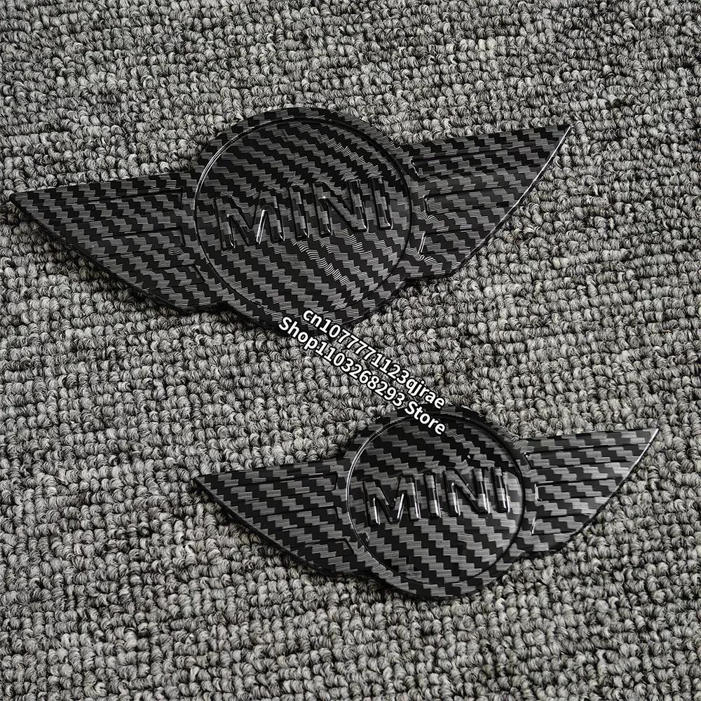 Autocollant Emblème Badge Capot Avant Coffre Arrière ABS pour BMW Mini Cooper R55 R56 R60 Logo de Remplacement Accessoires Auto akvnt44