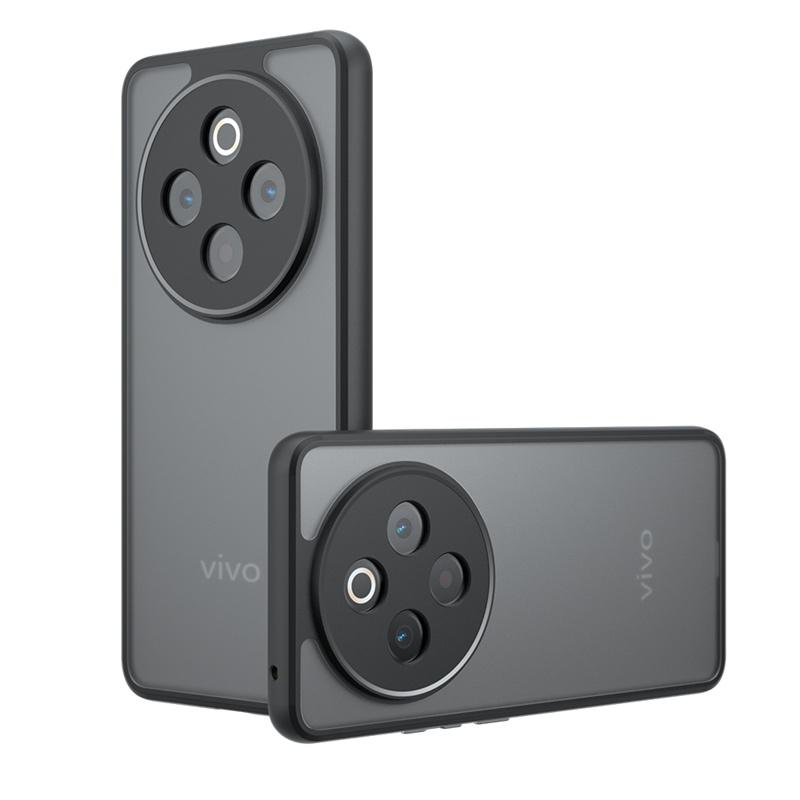 

Для vivo Y300 Pro Чехол vivo Y300 Pro Обложка Funda Роскошный Матовый ПК + ТПУ Ударопрочный Защитный Чехол-накладка на заднюю панель телефона vivo Y300 Pro vivo Y300 Pro чёрный