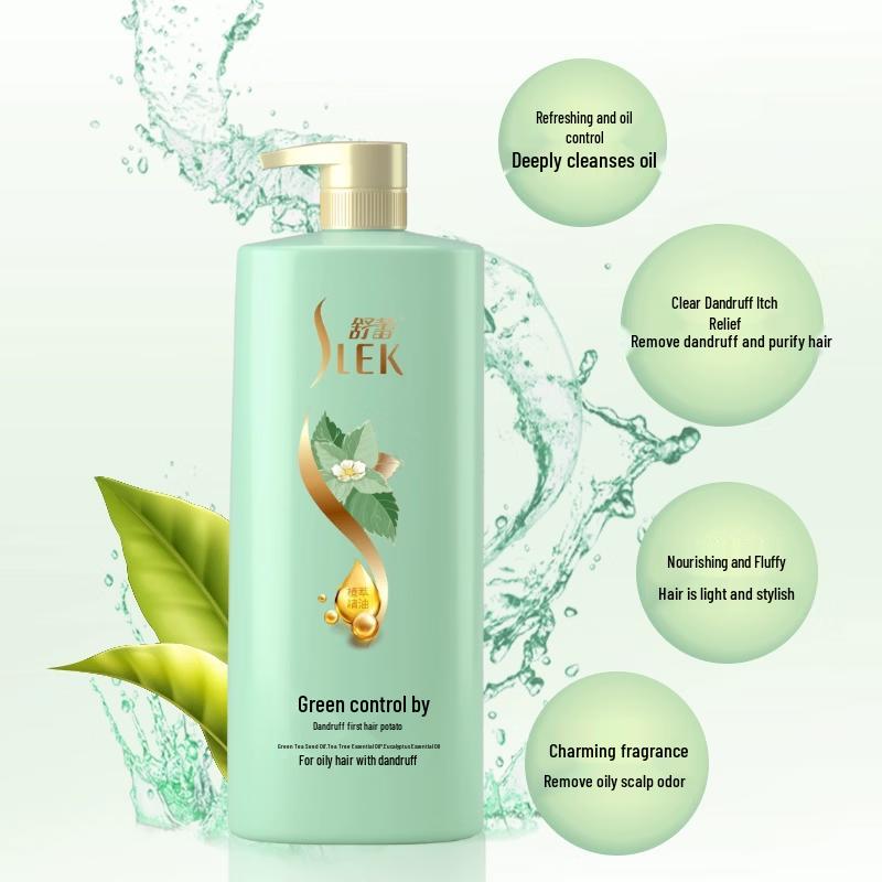 SLEK Green Tea Seed Oil Control & Anti-Dandruff Shampoo