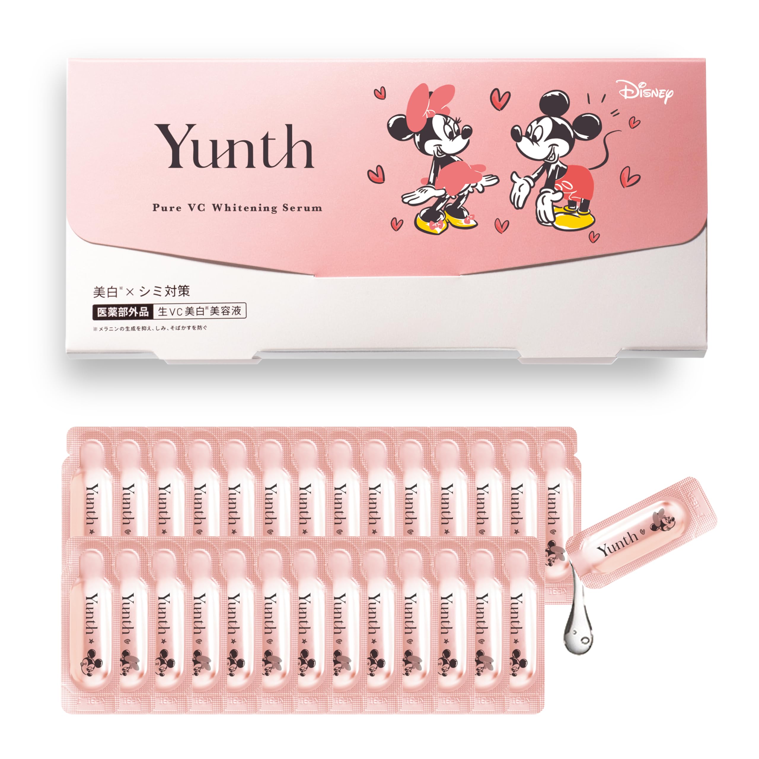 

Mickey Minnie Yunth Vitamin C Infusion Raw Skin Pore Face Care [Disney & Collaboration] Serum, 28-Day Supply, VC, Care, Treatment, Cosmetics, Beauty,