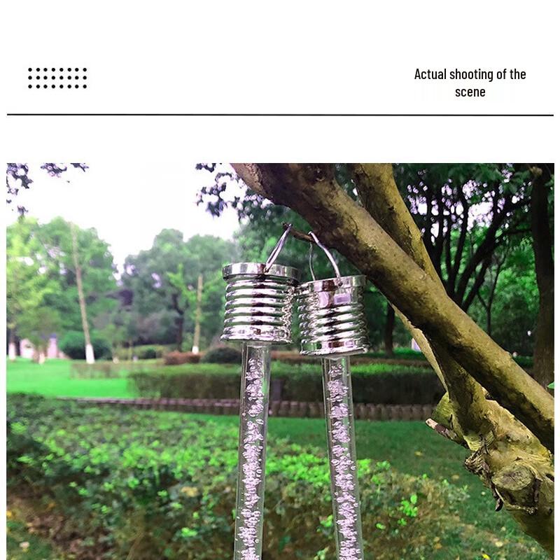 Lumières de Jardin Suspendues Géométriques Solaires XuanYong (Paquet de 4)