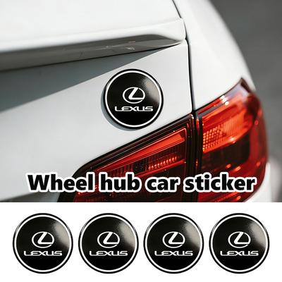 4 szt. 56 MM Nakładki na środek piasty koła samochodowego Naklejka z logo Do CT ES GS NX IS250 RX350 IS200 LX570 UX250h CT200h