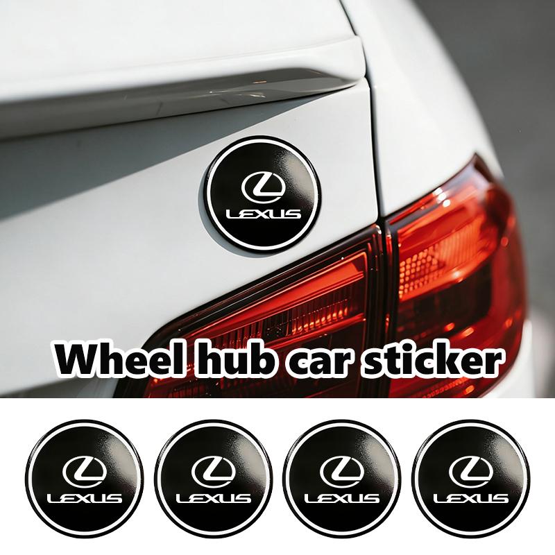 4Pcs 56MM Car Wheel Center Hub Caps Logo Sticker For Lexus CT ES GS NX IS250 RX350 IS200 LX570 UX250h CT200h AFZ1