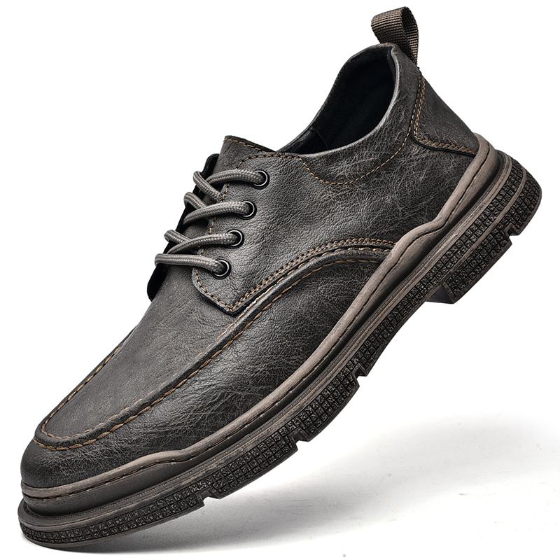 

Модные повседневные мужские туфли ручной работы из натуральной кожи, мягкие дизайнерские кроссовки, удобные мужские кожаные туфли, горячая распродажа, мокасины, обувь для вождения 44 серый