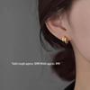 2024 New Arrival Light Luxury Frosted Ear Cuff Earrings for Women in 925 Sterling Silver