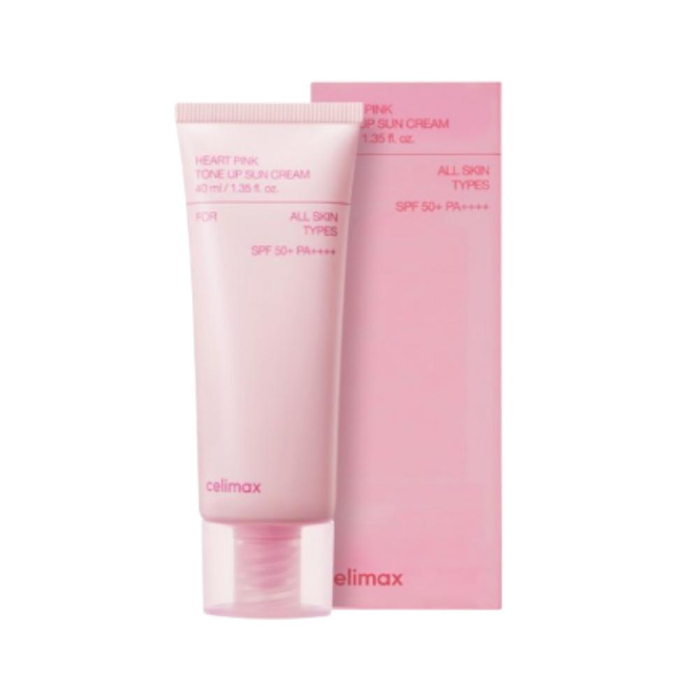 

Celimax Heart Pink Tone-Up Sunscreen SPF50+ PA++++ Brightening UV Protection 40ml