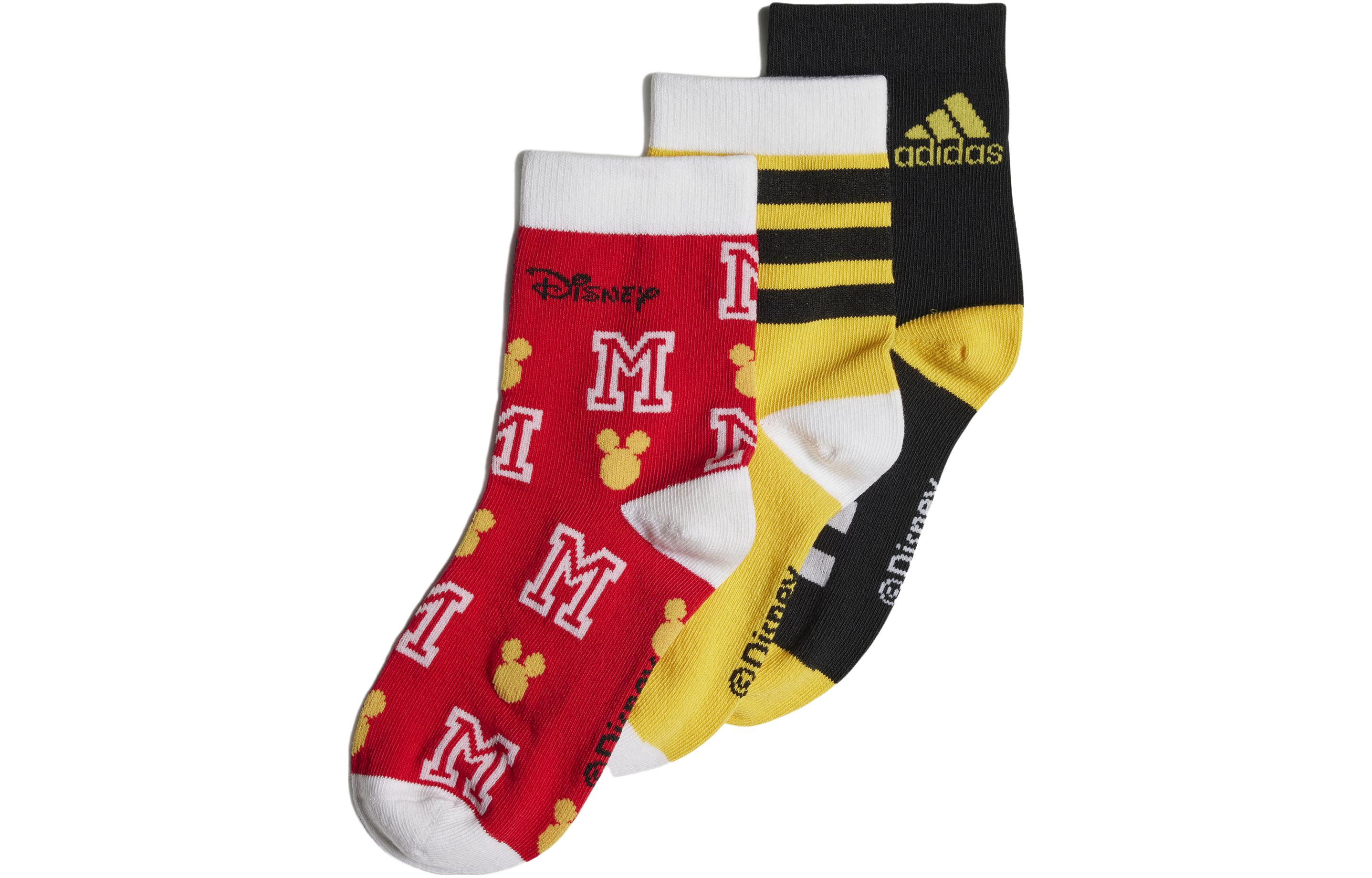 Adidas X Disney Socks 3 Pack Kids  HT6407 XXL