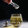 9 ks/sada Nerezová whisky ľadový tatarák Opätovne použiteľný kovový mrazený guľôčkový pivo Kocka ľadu Jedinečná