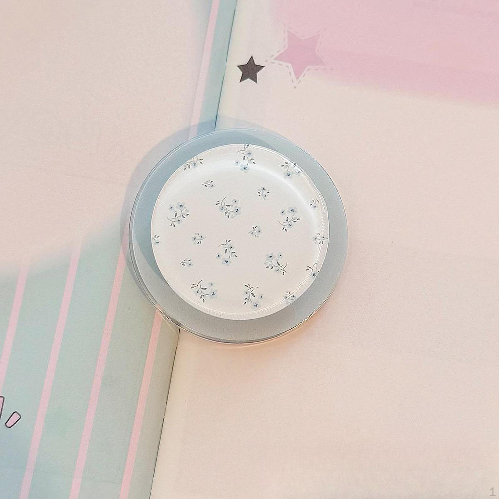 

Держатель-подставка для телефона Акриловый Расширяемый Мобильный Кронштейн Милые Аксессуары Синий Цветочный Дизайн