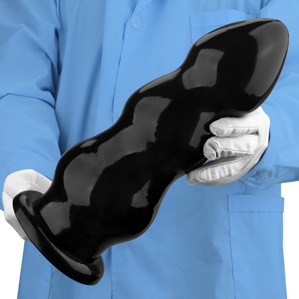 PVC Black Dildo Simulated Penis Butt Plug Fisting Sex Toy Strap On Cock Big Dick Realistic Cock BDSM