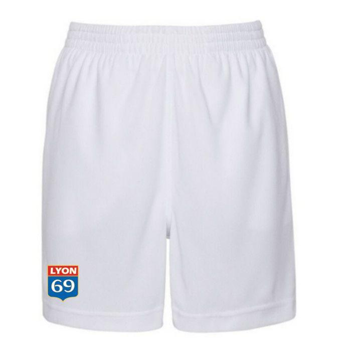 Children's Football Kit, Lyon Style Jersey and Shorts - - Blue