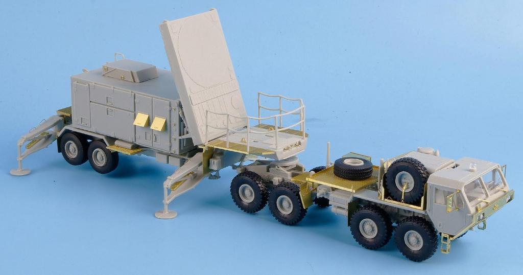 Tetra Model ME Series Tracking Radar System Plastic Model Parts ME7223 1/72 MPQ-53 (TR)