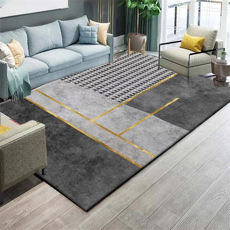 Nordic Style Modern Carpet Living Room Decoration Big Size Large Area Rugs Bedroom Children Room Decor Mat Washable Non-slip