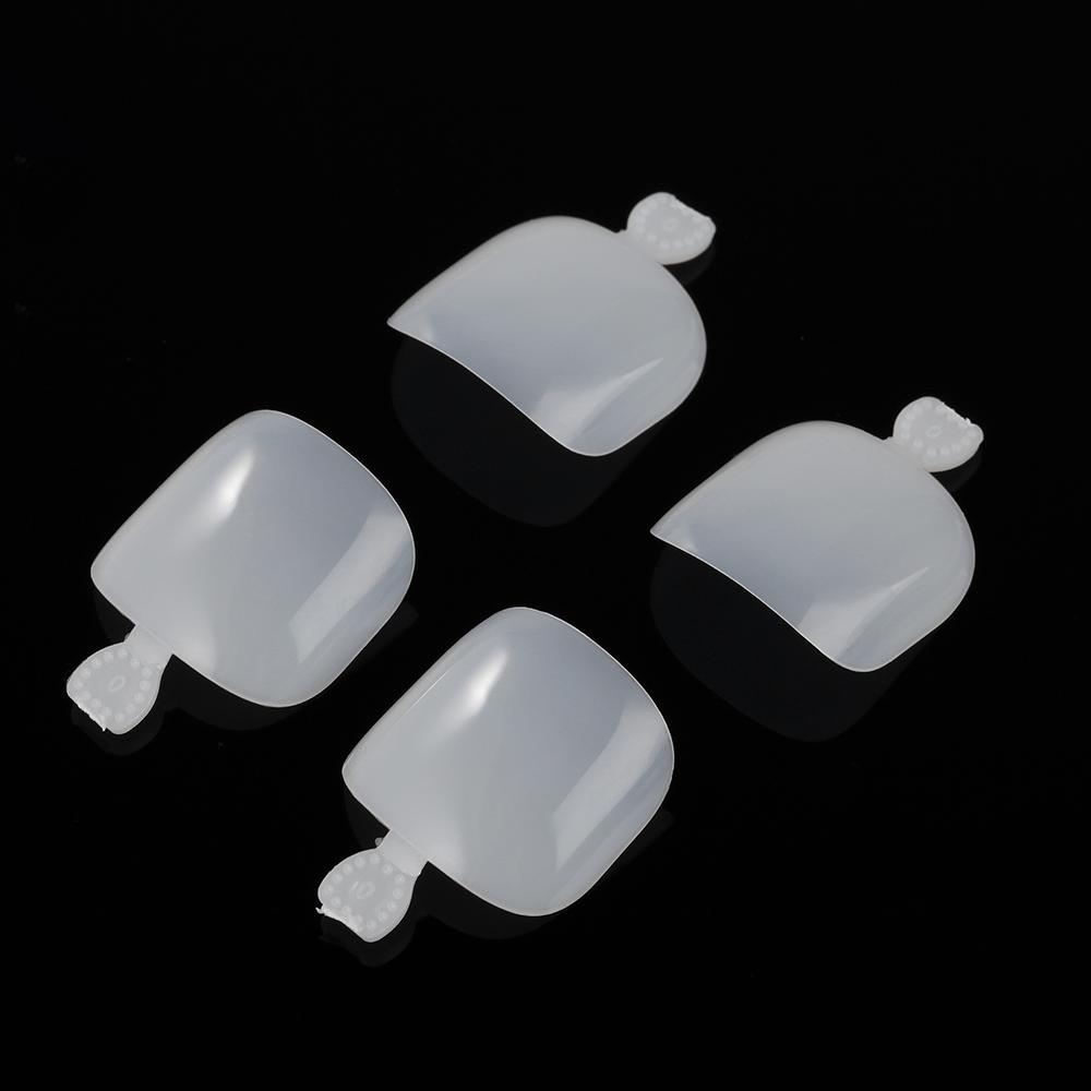 

500Pcs Fake Toenail Tips Set Full Cover False Toe Nail Tips for Nail Art & Manicure Salons 12 Sizes