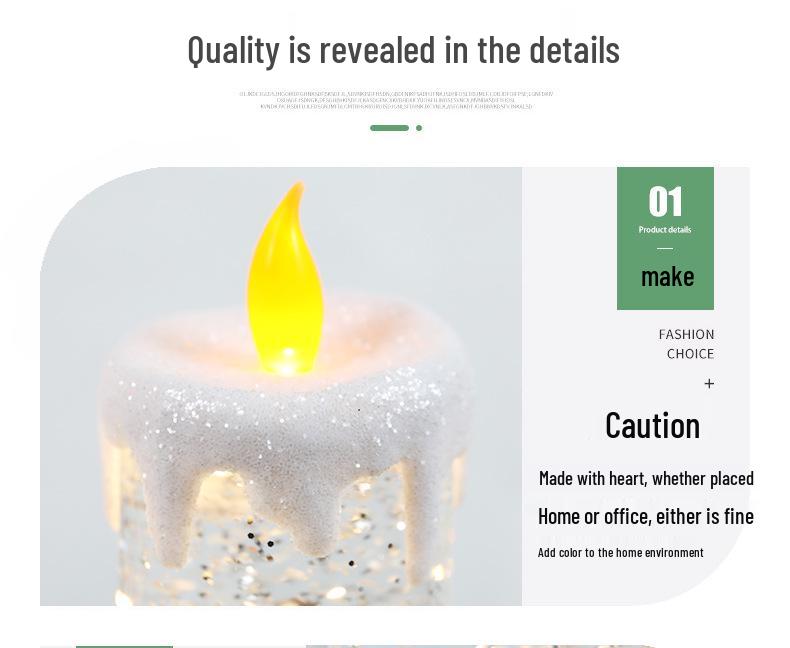 Musical Christmas Crystal Candle Light Decoration for Kids' Birthday & Holiday Gifts