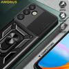 Für Samsung Galaxy S26+ Hülle mit Schiebe-Kameradeckel PC + TPU Ständer Handyhülle