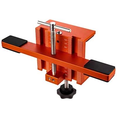Cabinet Door Mounting Jig, Support Arm and Clamp Integrated, Aluminum Alloy Body Heavy Duty Tool for Cabinets with Face Frame