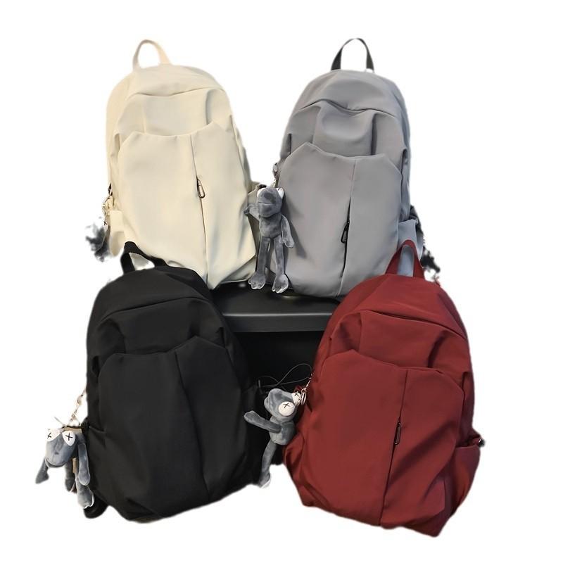 Schoolbag new men's and women's premium backpack large capacity simple business leisure college student schoolbag trendy men's