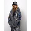 Flower Jacquard Oversized Knit Gown