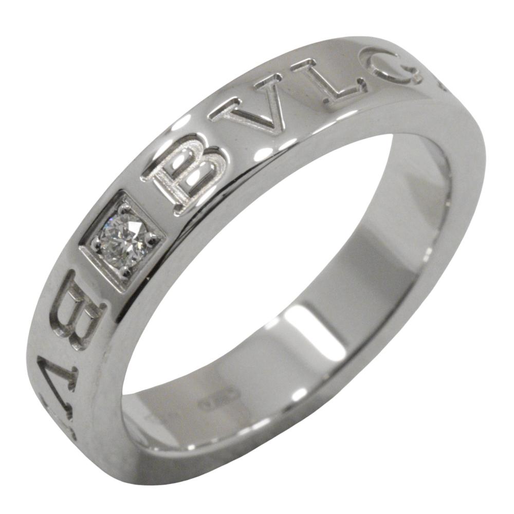 

BVLGARI Bvlgari Bvlgari Ring 1P diamond K18 white gold/diamond #6.4(US Size) 7.3g Women Used