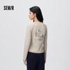 Semir Women's Slim Fit Quick-Dry Printed Raglan Long Sleeve Tee