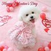 Breathable Puppy Dress Adjustable Dog Outfit Girl Puppy Clothes Pet Clothing For Spring Summer Birthday Holiday Everyday Party