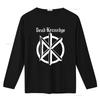 Vintage Punk Rock Dead Kennedys Band Logo Print Casual T Shirt Vintage Washed Stylish Stretched Fashion Soft