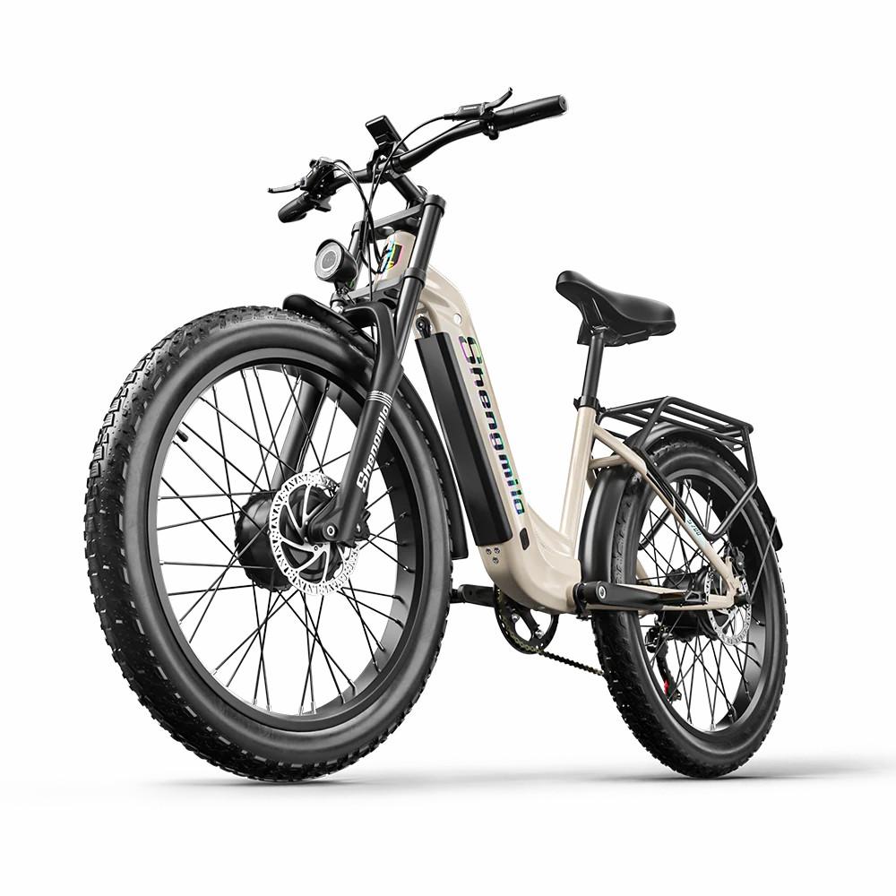 Electric Bicycle Shengmilo S700 1000Wx2 Motor 26" Fat Tire Adult Electric Bike 48V 17.5AH Shimano 7 Speed Max Load 150Kg
