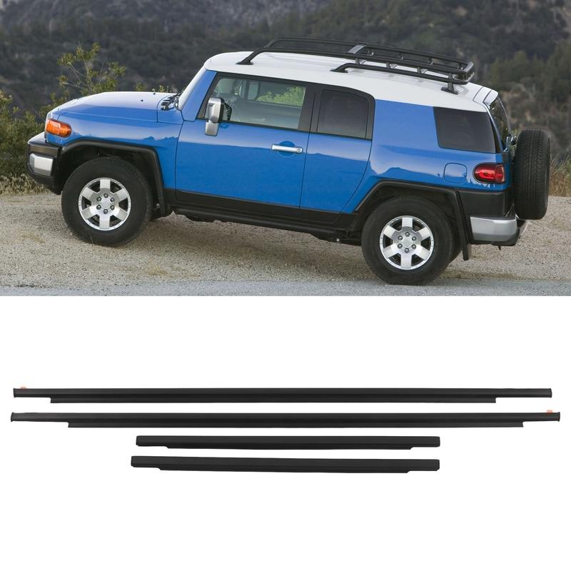 68163‑35041 Guarnizione Finestrino Portiera 6816235073 Sostituzione Guarnizione Paraspifferi Anteriore Posteriore per FJ Cruiser 2007‑2014