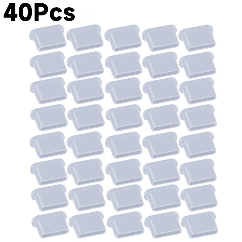 60-1Pcs Dust Plugs Type C Charging Port Protector Stopper Cap Cover for IPhone 15 Samsung Huawei Xiaomi Phone Silicone Dustplugs2